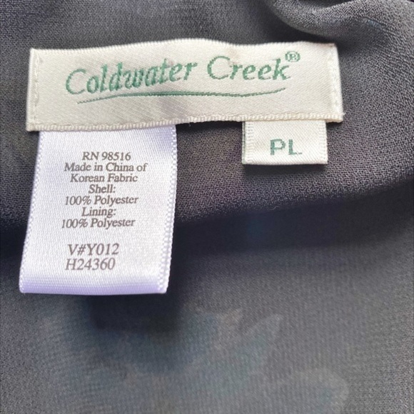 Coldwater Creek Vintage Purple‎ Floral Midi Flowy Skirt - Picture 3 of 10